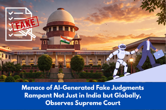 Menace of AI-Generated Fake Judgments Rampant Not Just in India but Globally, Observes Supreme Court