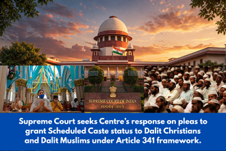 Supreme Court Seeks Centre’s Response on Pleas Seeking SC